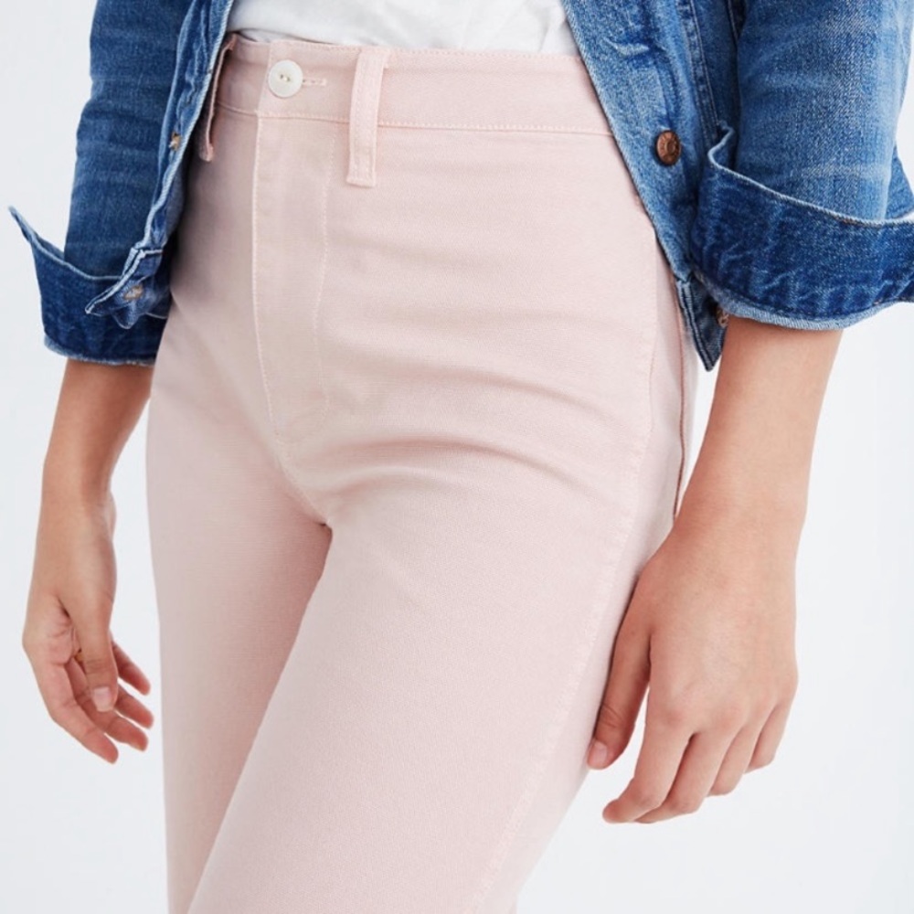 Madewell Pink Emmett Pants